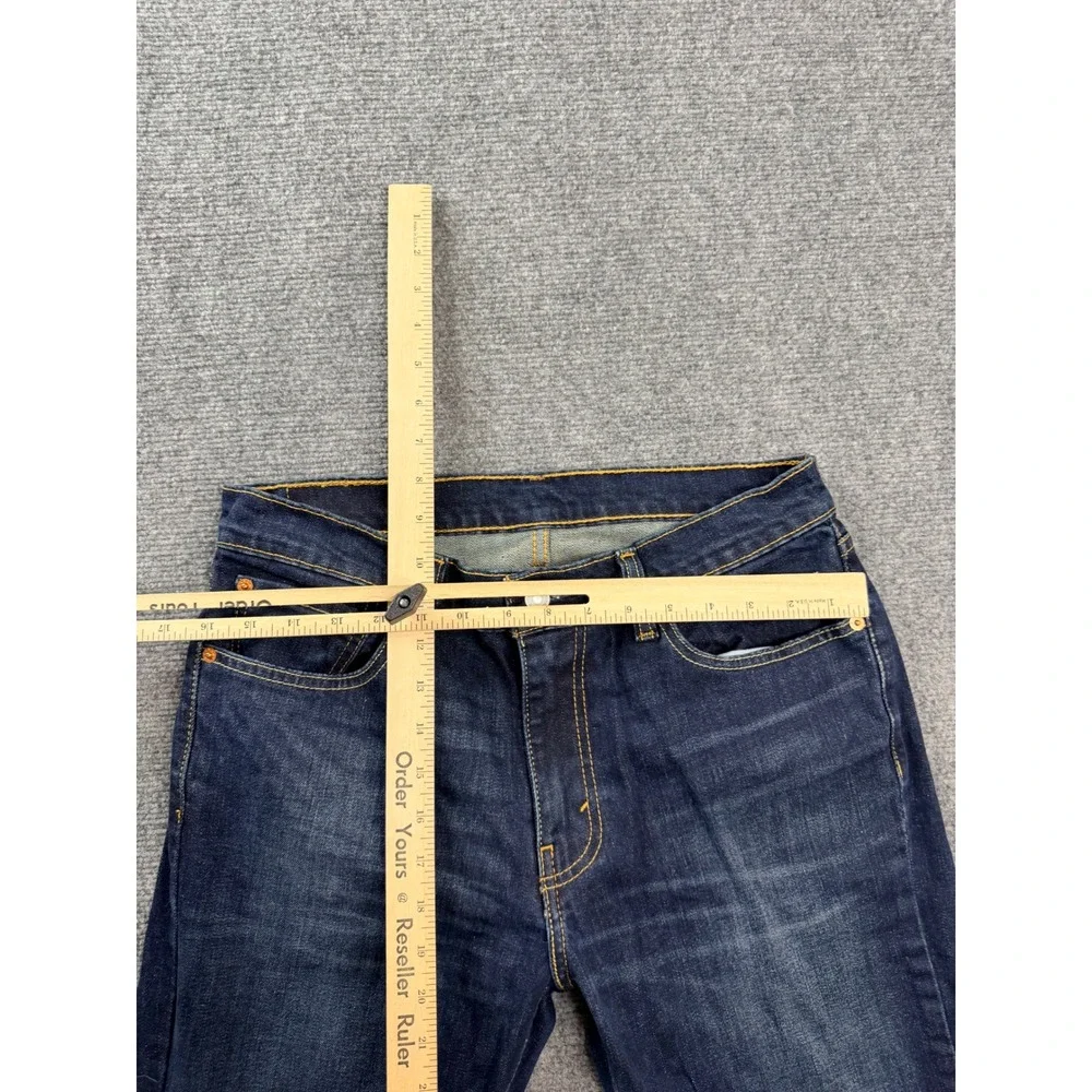 Levis 511 Slim Fit Jeans Mens 32x32 Dark Wash Blue Denim Stretch 04511-1390